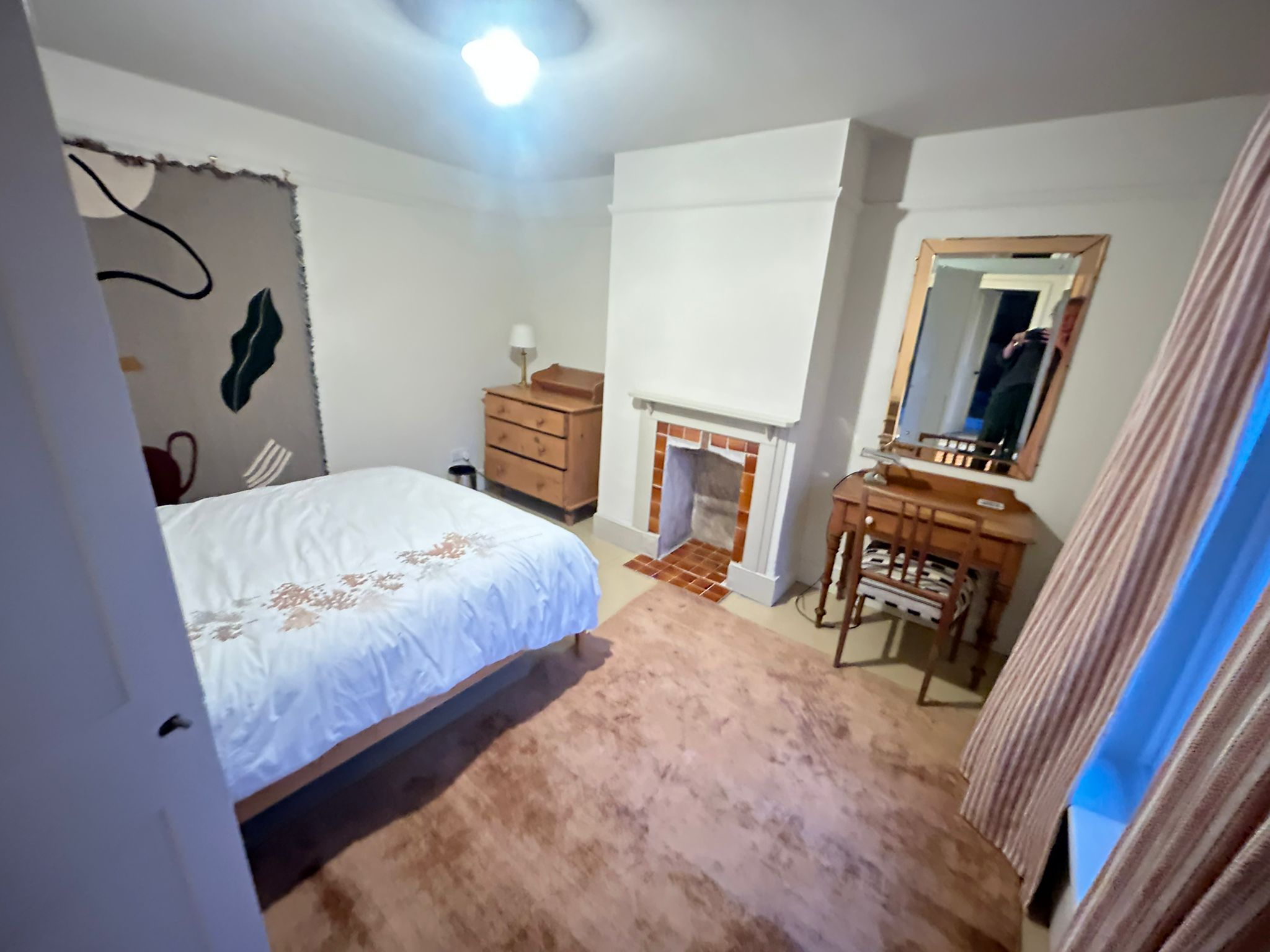 Second bedroom, light and airy